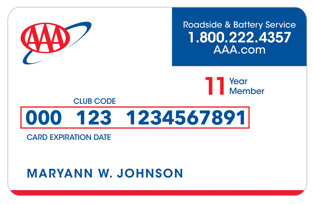 AAA Member Card
