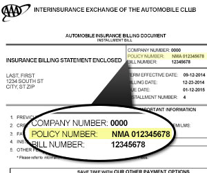 Insurance Policies: Insurance Policy Number Lookup